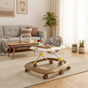 Andador Plegable para Bebé Barato al por Mayor/Silla Mecedora para Bebé de <span class=keywords><strong>Buena</strong></span> Calidad/Andador Simple para Bebé con Música, Andador Multifuncional para Bebé - Product Image 1