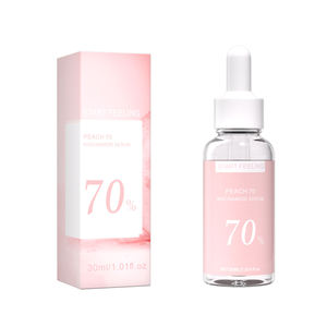 70% Peach Niacinamide Organic Natural <b>Face</b> Serum for Women Anti-Aging Brightening Reduces Dark Spots Hydrating Age-Defying - Product Image 1