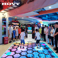 Projecteur interactif mobile intérieur/extérieur HOVY, affichage publicitaire 3D sur pied, directement de l'usine
