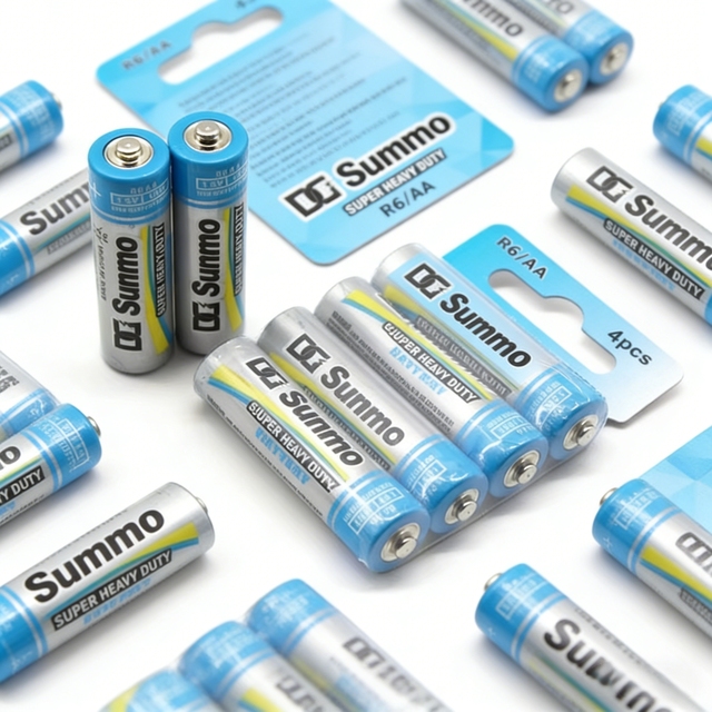 Wholesale Customization AA R6 Carbon Zinc Battery 1.5V Super Heavy Duty Dry Cell UM3 for Remote Control