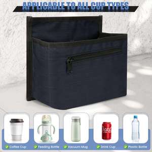 Portavasos para Maletas, Portavasos de Viaje Plegable y Portátil con Asa - Product Image 3