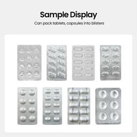Machine d'emballage sous blister pour comprimés et capsules de la série DPP, machine de scellage pour emballages sous blister en PVC pour chewing-gums, bonbons et pilules