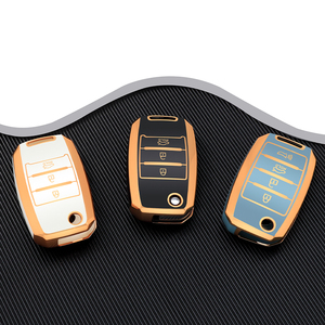 Coque de clé de voiture 3 ou 4 boutons pour <span class=keywords><strong>KIA</strong></span> RIO 3 K2 K3 K4 K5 Sportage Picanto Optima Soul <span class=keywords><strong>Ceed</strong></span> Sorento Forte Stinger Cerato - Product Image 1