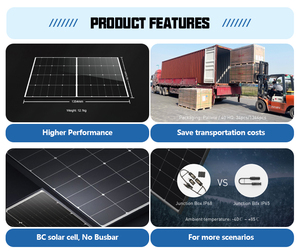 Tốt nhất bán 220wbc panel năng lượng mặt trời 215 Wát <span class=keywords><strong>Mono</strong></span> Monocrystalline PV module cho nhà - Product Image 3