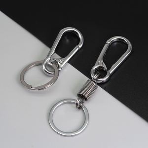 Mousquetons universels en alliage de zinc écologiques pour sacs à dos, porte-clés promotionnels, porte-clés de voiture, vente en gros pour adultes et entreprises - Product Image 1