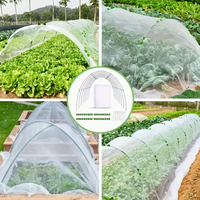 HDPE landbouwgaas anti-insectennet voor kas 100gsm 40*25 maas