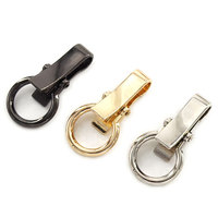 Mousqueton pivotant carré vintage de luxe, fermoir mousqueton métallique, clip à déclenchement pour sac à main, laisse de chien, bandoulière