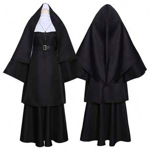Nuevo diseño tradicional <span class=keywords><strong>monja</strong></span> Cosplay disfraz para mujer adulta para Halloween y mascarada inspirado en TV y <span class=keywords><strong>película</strong></span> La <span class=keywords><strong>monja</strong></span> - Product Image 2