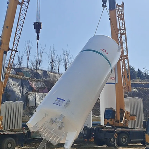 ถังเก็บของเหลวแนวนอนแบบพกพาเรือความดัน CO2/ไนโตรเจน/ออกซิเจนคาร์บอนไดออกไซด์ - Product Image 5