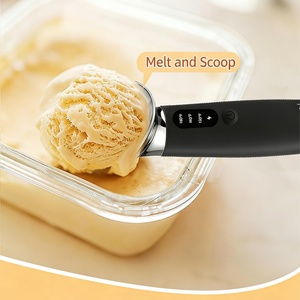 Cuchara Calentadora para Helados, 3 Niveles de Calor, Calienta hasta 140°C ℉   Calentador Portátil con Control de un Botón y Cordón para el Cuello, Estilo Años 90 - Product Image 6