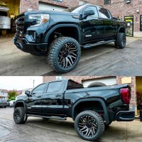 Jantes tout-terrain concaves profondes 20x10 22x12 5x127 5x139.7 6x135 6x139.7 à déport négatif pour F150 Silverado Sierra RAM Tundra