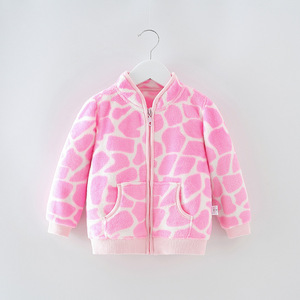 <span class=keywords><strong>Manteau</strong></span> pour enfants, en flanelle pour le printemps et l'automne, bébé, filles, garçons, cardigan, sweat à capuche, haut, dessin animé, décontracté et polyvalent - Product Image 3