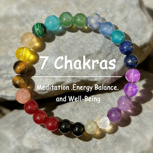 Pulsera de Labradorita y Amatista - Pulsera de Piedras Preciosas Curativas con Protección de Aura Unisex de Moda para Absorber la Negatividad, Ideal para Empáticos - Product Image 2