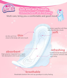 Assorbenti assorbenti alati traspiranti ultrasottili di Super qualità fornitura di qualità sanitaria in puro cotone ottimale per sanificazione - Product Image 5