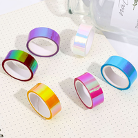 Ruban de sécurité holographique en PVC, scellé au laser, anti-effraction, anti-contrefaçon, adhésif, pour emballage, vente en gros personnalisée, directement de l'usine