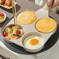 Batterie de cuisine en aluminium antiadhésive, design moderne et luxueux, compatible induction, pour la cuisson domestique et la poêle à frire pour le petit-déjeuner, vente en gros usine
