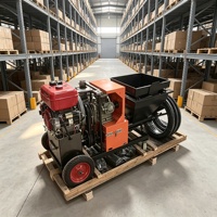 Machine à pulvériser du mortier de ciment électrique fiable 220V avec sortie continue pour la rénovation intérieure