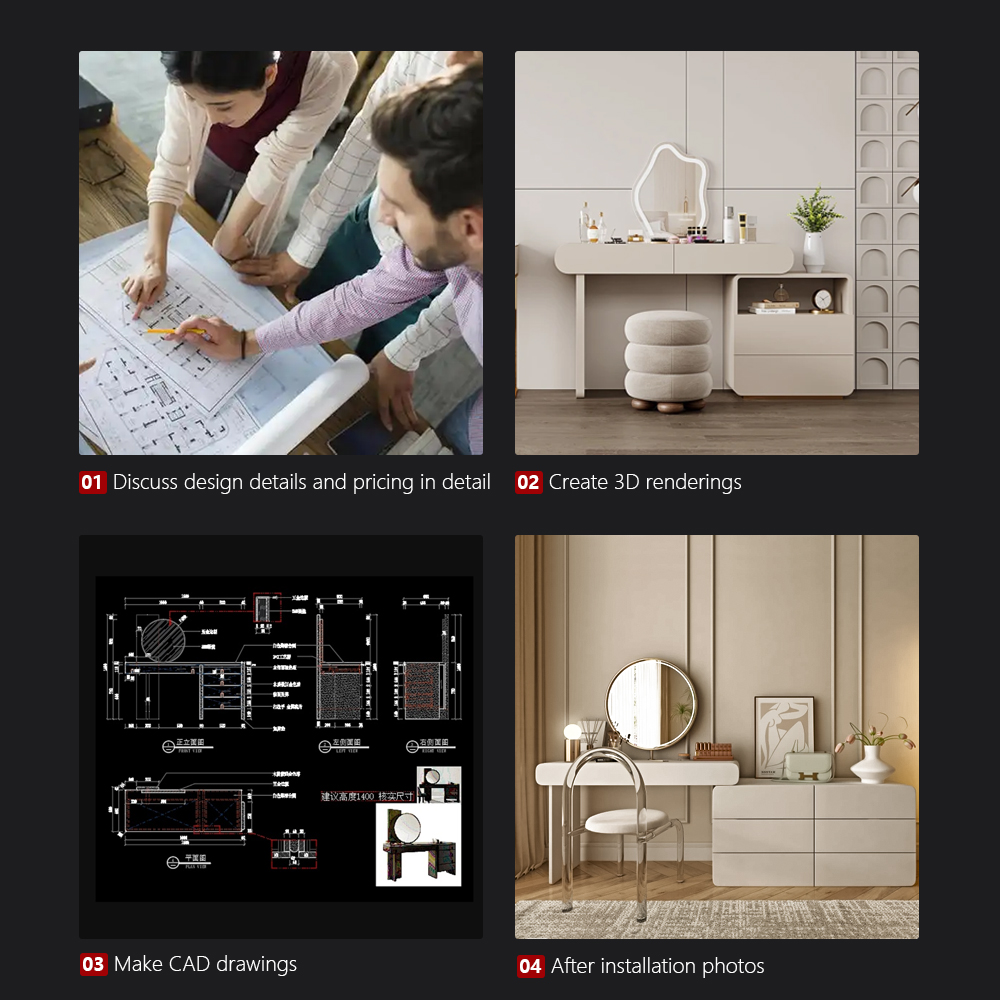 vanity desk for makeup foldable mirror