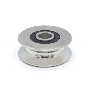 100mm rắn rỗng nhôm ròng rọc bánh xe cho phòng tập thể dục phòng tập thể dục tùy chỉnh OEM hỗ trợ dây dây thể thao ròng rọc bánh xe - Product Image 6