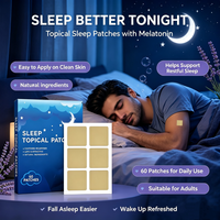 Patchs de sommeil personnalisés avec logo, 42 unités, vente en gros d'usine, patchs transdermiques pour le bien-être et une bonne respiration