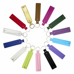 Móc khóa tự làm unisex 8mm, dành cho charm chữ cái trượt 8mm, móc khóa da PU, quà tặng phụ kiện làm đồ trang sức cho nữ, nam và trẻ em - Product Image 3