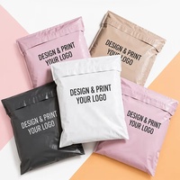 Sacs d'expédition en polyéthylène (LDPE/HDPE) blancs, personnalisables avec logo, autocollants, pour l'emballage de vêtements, envois postaux et express