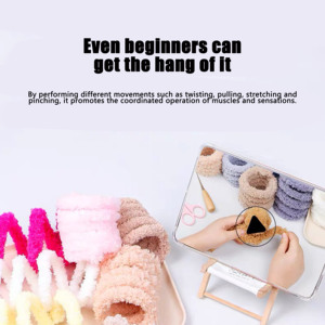 Macaron lông Ribbon bó hoa mẫu giáo DIY Câu Đố mã hóa Twirl dính kẹp tóc vui vẻ cha-con giáo dục handmade Craft cho - Product Image 5