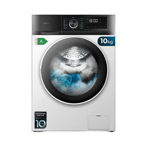 10Kg Front Loading Washing Machine Knob Control Plastic Housing 1950W 1400 RPM High Spin Speed Low Consumption Delay Start Knob - Product Image 2