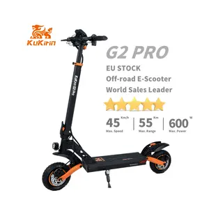 Dropshipping High Quality products 2024 600W 48V 15AH kukirin G2 PRO adults electric scooters with seat
