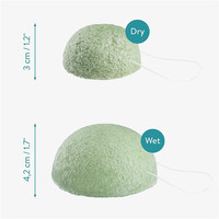 Éponge de nettoyage pour le visage et le corps Éponge de konjac naturelle exfoliante pour le bain et la douche