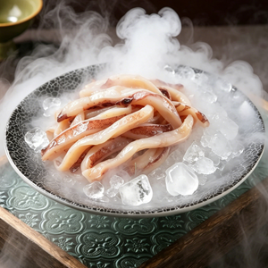 Tiras de Calamar Congeladas IQF Personalizadas, Suministro de Fábrica con Certificación BRC y HACCP, Tiras de Calamar para Freír al Aire, Aperitivos para Restaurantes - Product Image 1