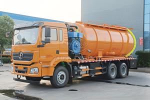 Shacman Combined Sewer Dredging Truck, Weichai 350HP, 22m³ Sewage Tank, High Pressure Jetting & Vacuum <b>Suction</b>. - Product Image 2