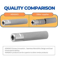 Boîtier de sonde de capteur industriel HENGKO en acier inoxydable, série SHT, boîtier de protection pour capteur d'humidité pour HVAC et automatisation