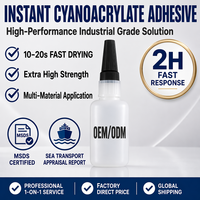 Pegamento Instantáneo de Alto Rendimiento CA Super Glue a Base de Acrílico de Secado Rápido, Adhesivo Multiusos de Alta Resistencia para Metal, Plástico y Madera