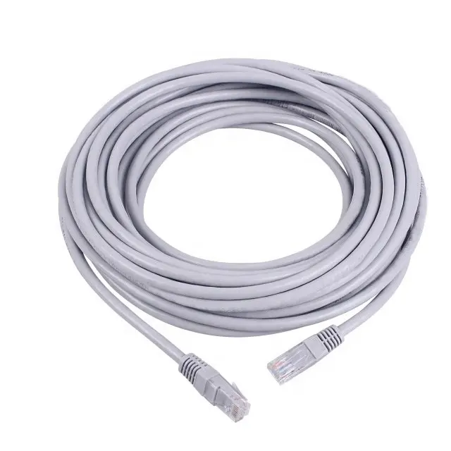 15M 18 20 24AWG Patch cordon Cat5E Cat6 Cat6a Cat7 8 Noyaux Lan Câble Prix Fil De Cuivre Ordinateur Réseau Ethernet Fils et Câbles