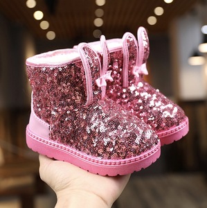 Hot New Products Winter Indoor Outdoor Bling Bling Glitter Warm <b>Kids</b> Snow Boots for <b>Kids</b> Children - Product Image 5