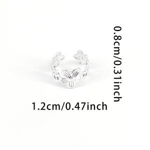 Anillos para el cabello con flores, aleación, estilo europeo informal para mujer, 40 piezas, accesorios para el cabello DIY para trenzas y extensiones - Product Image 2