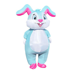 Costume gonflable de cosplay, costume de lapin gonflable, costume intégral gonflable, costume de luxe pour Halloween et Pâques, taille adulte - Product Image 3