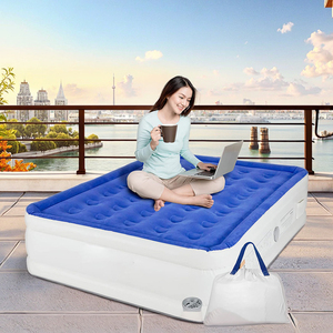 Colchón de cama de aire autoinflable hipoalergénico portátil <span class=keywords><strong>para</strong></span> acampar al aire libre con bomba incorporada - Product Image 1