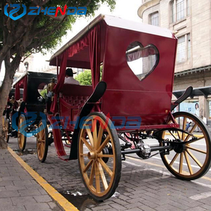 <span class=keywords><strong>Carruaje</strong></span> turístico cómodo de lujo europeo personalizado/<span class=keywords><strong>carruaje</strong></span> eléctrico sin caballos/dos filas de carruajes negros y rojos - Product Image 6