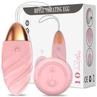 Jouet sexuel miniature mignon 2023, œuf vibrant avec télécommande, 10 fréquences, œuf vibrant pour l'amour, pour femme
