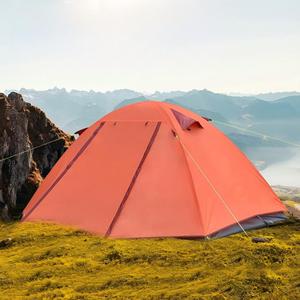Tenda da Campeggio Professionale a Doppio Strato per Una Persona, Palo in Alluminio, Impermeabile, per Ciclismo ed Escursionismo - Product Image 5