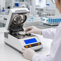 Analyseur d'humidité halogène MD-410A, humidimètre rapide à écran tactile AC220V pour tests d'humidité en laboratoire, alimentaire et des sols, vente en gros