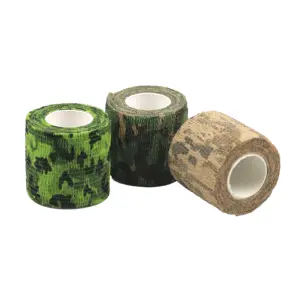Veterinary Elastic Bandage Sports Brace Wrap Disposable Camouflage Tattoo Breathable Stretching Camouflage Bandage