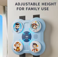 Cible de boxe murale intelligente pour enfants, entraînement de frappe, soulagement du stress, fitness - Matériau PU