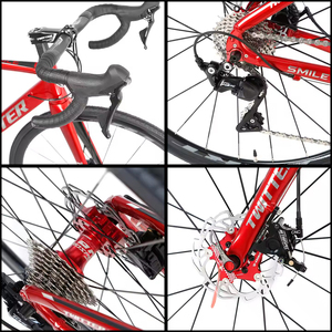 Bicicleta de Gravel de Aluminio 700C, 22 Velocidades, Eje Pasante de 142 mm y Frenos de Disco, Ligera para Aventura, Cuadro de Aluminio con Soldadura Suave y Láser UV - Product Image 4