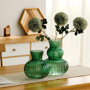 Jarrón de Vidrio a Rayas Creativo, Moderno, para Mesa, Hidropónico, para Flores - Product Image 2