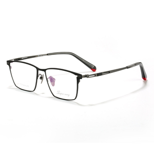 Nouvelle monture de lunettes carrée haut de gamme en titane pur importé de Saint <span class=keywords><strong>Vincent</strong></span> Valley, idéale pour les grands visages - Product Image 1