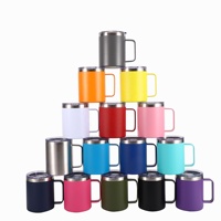 Gobelet isotherme en acier inoxydable 304 de 24 oz, à double paroi, avec poignée durable, pour boissons chaudes et froides, idéal pour les voyages
