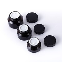 Nouvelle forme populaire 15ml 30ml Pot de crème Pot en verre facial de bonne qualité